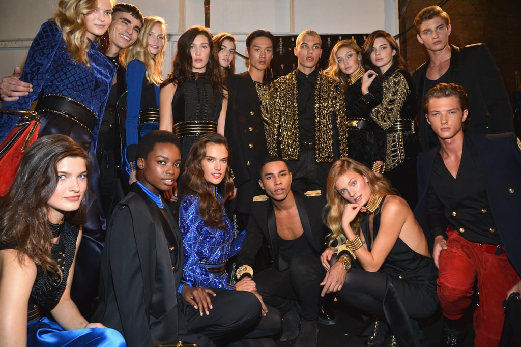 The Crew Posed Together Backstage
