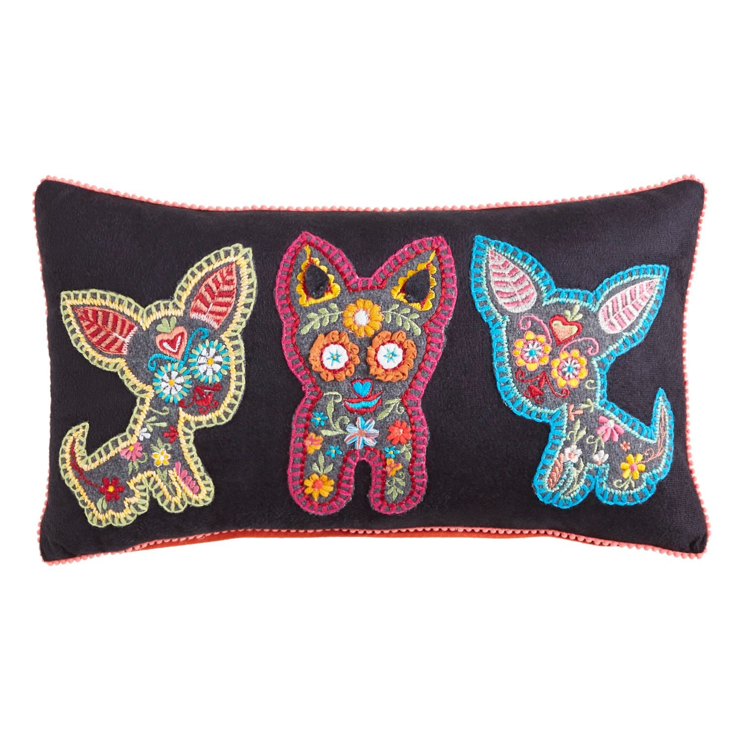 Day Of The Dead Chihuahuas Lumbar Pillow Pier 1 Released Its