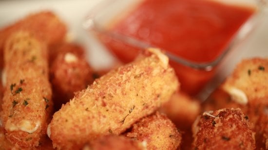 Deep-Fried Mozzarella Sticks Deep-Fried Mozzarella Sticks