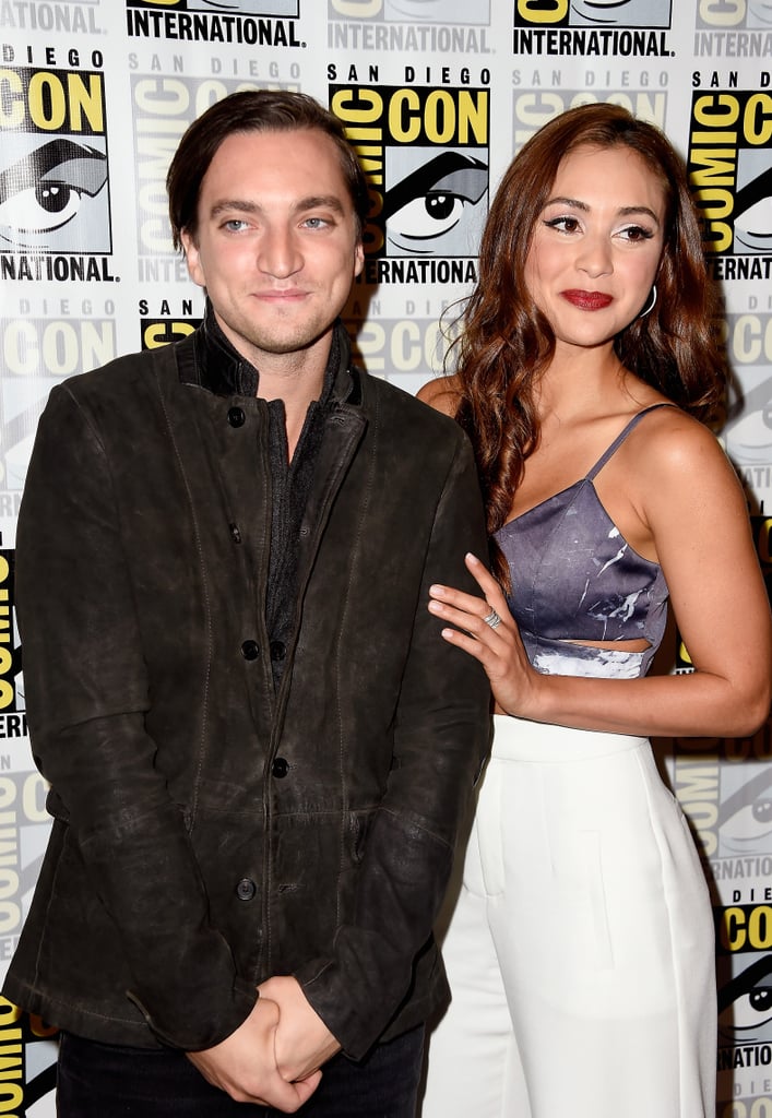 Pictured: Richard Harmon and Lindsey Morgan.