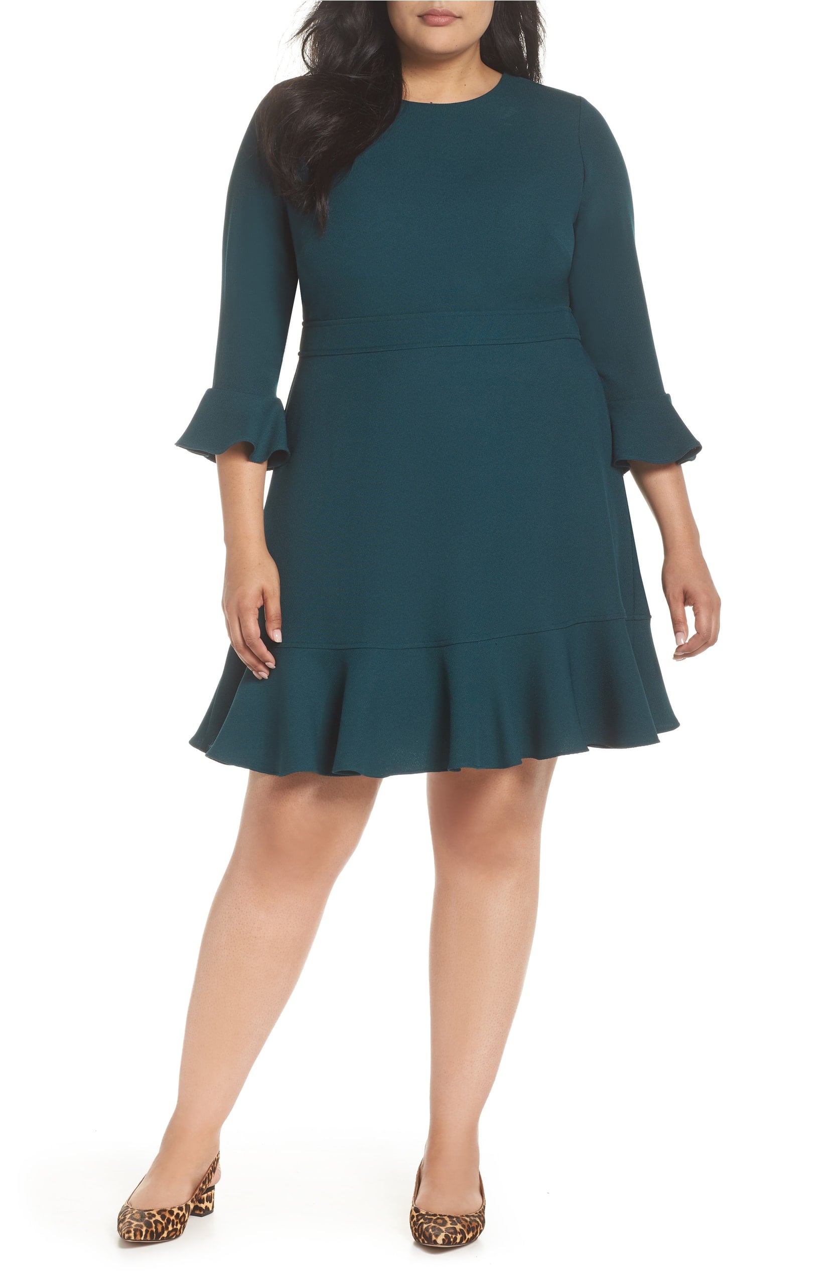 Eliza J Bell Sleeve Fit Flare Dress It s Time The Nordstrom