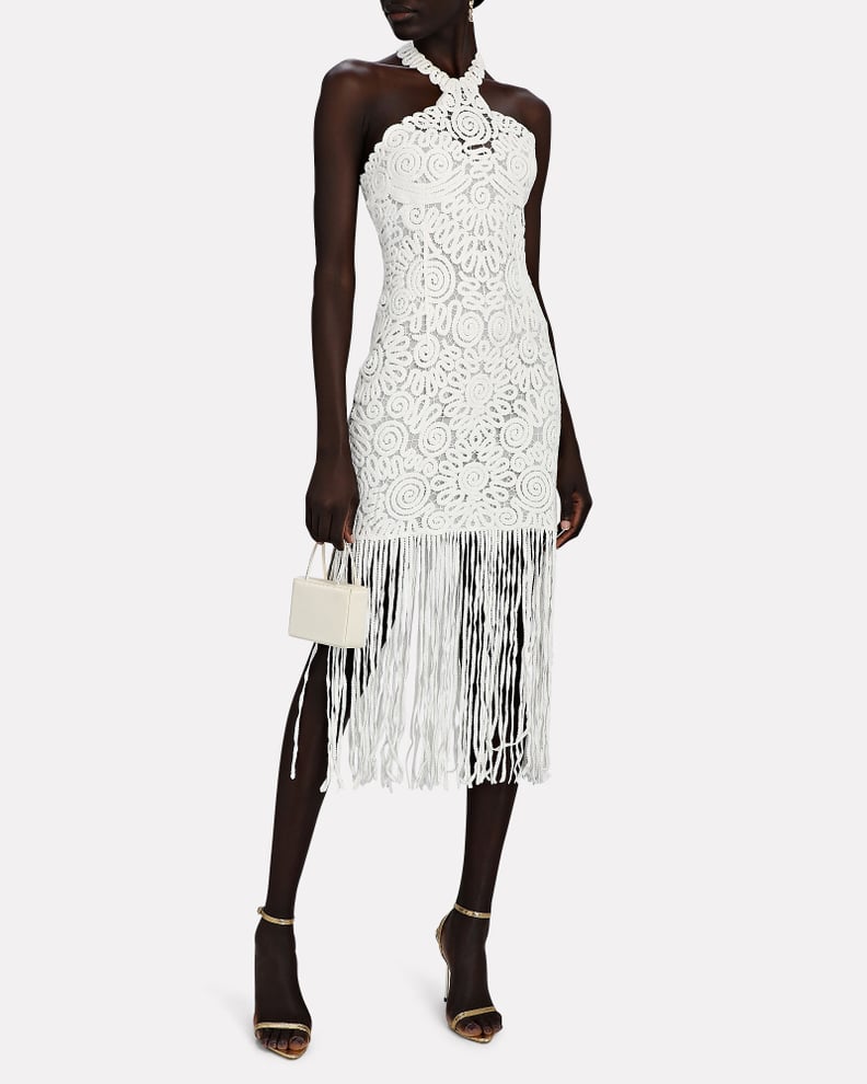 Jonathan Simkhai Alisa Embroidered Cotton Halter Dress