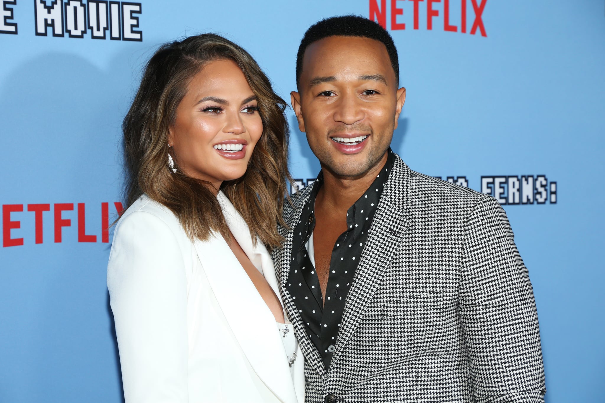 HOLLYWOOD, CALIFORNIA - SEPTEMBER 16: Chrissy Teigen and John Legend attend the LA premiere of Netflix's 