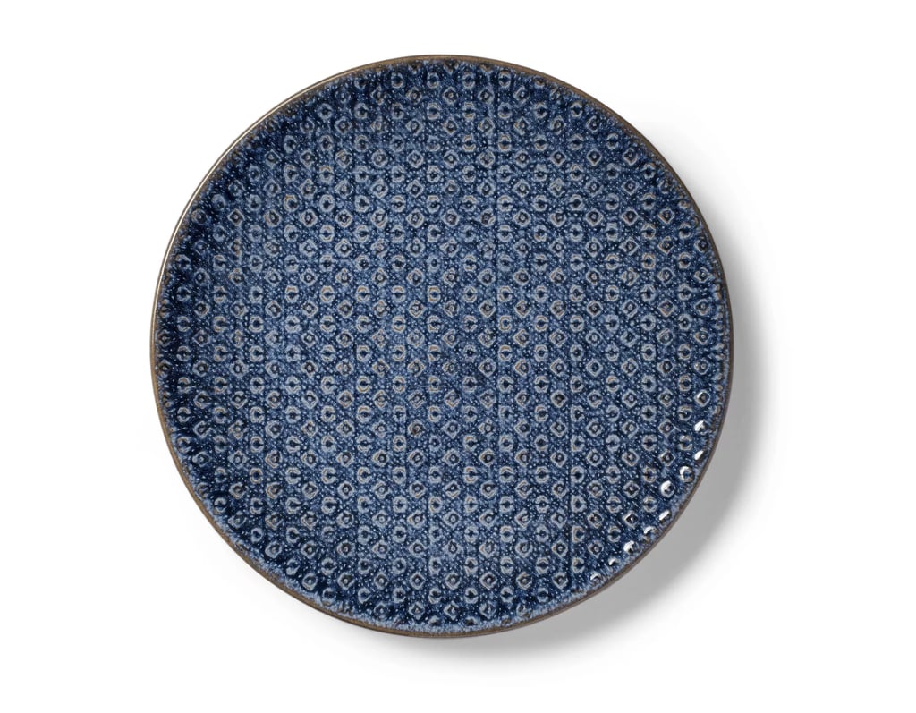Textured Stoneware Salad Plate