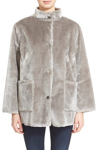Opening Ceremony Culver Reversible Faux Fur Coat ($695)
