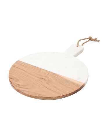 Wood and marble cheese board ($20)