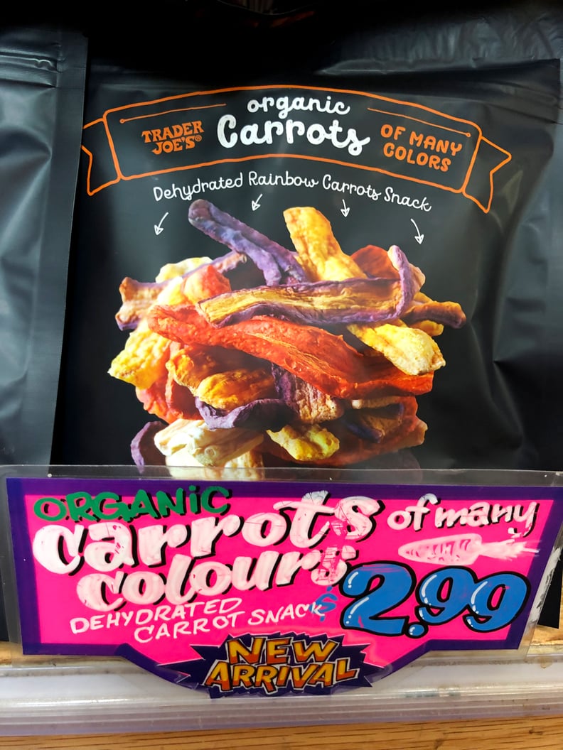 How Much Do Trader Joe's Dehydrated Rainbow Carrots Snack Cost?