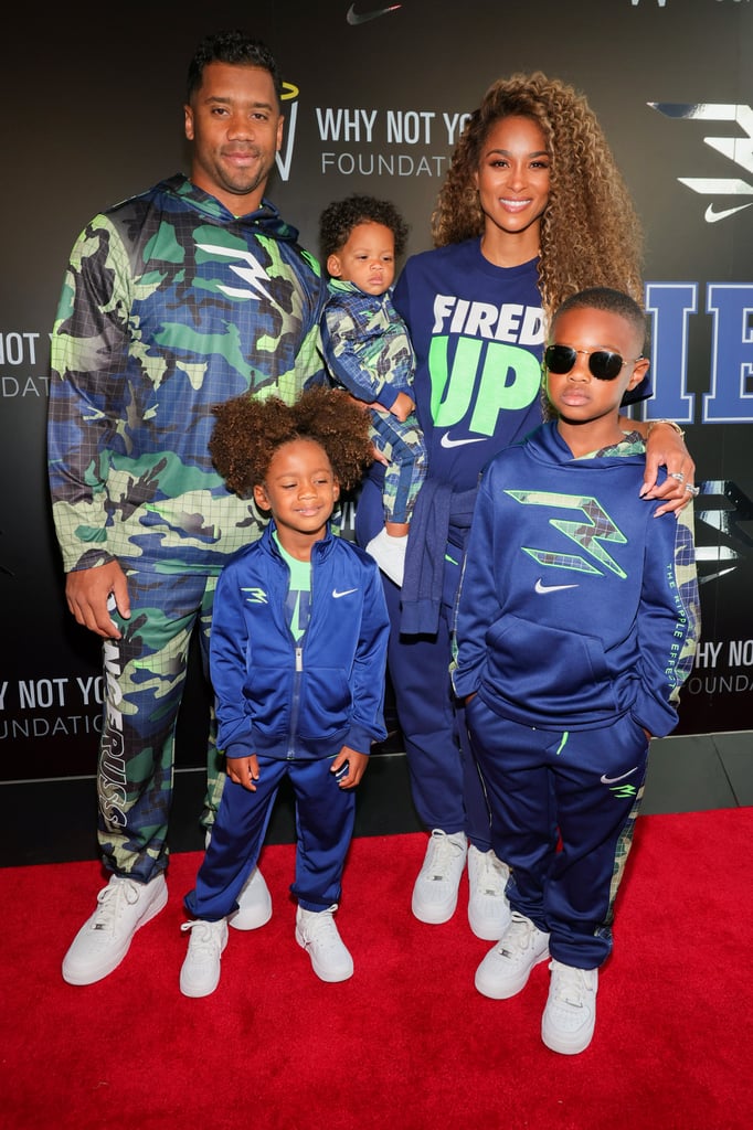 Ciara and Her Kids Attend Russell Wilson's Clothing Launch