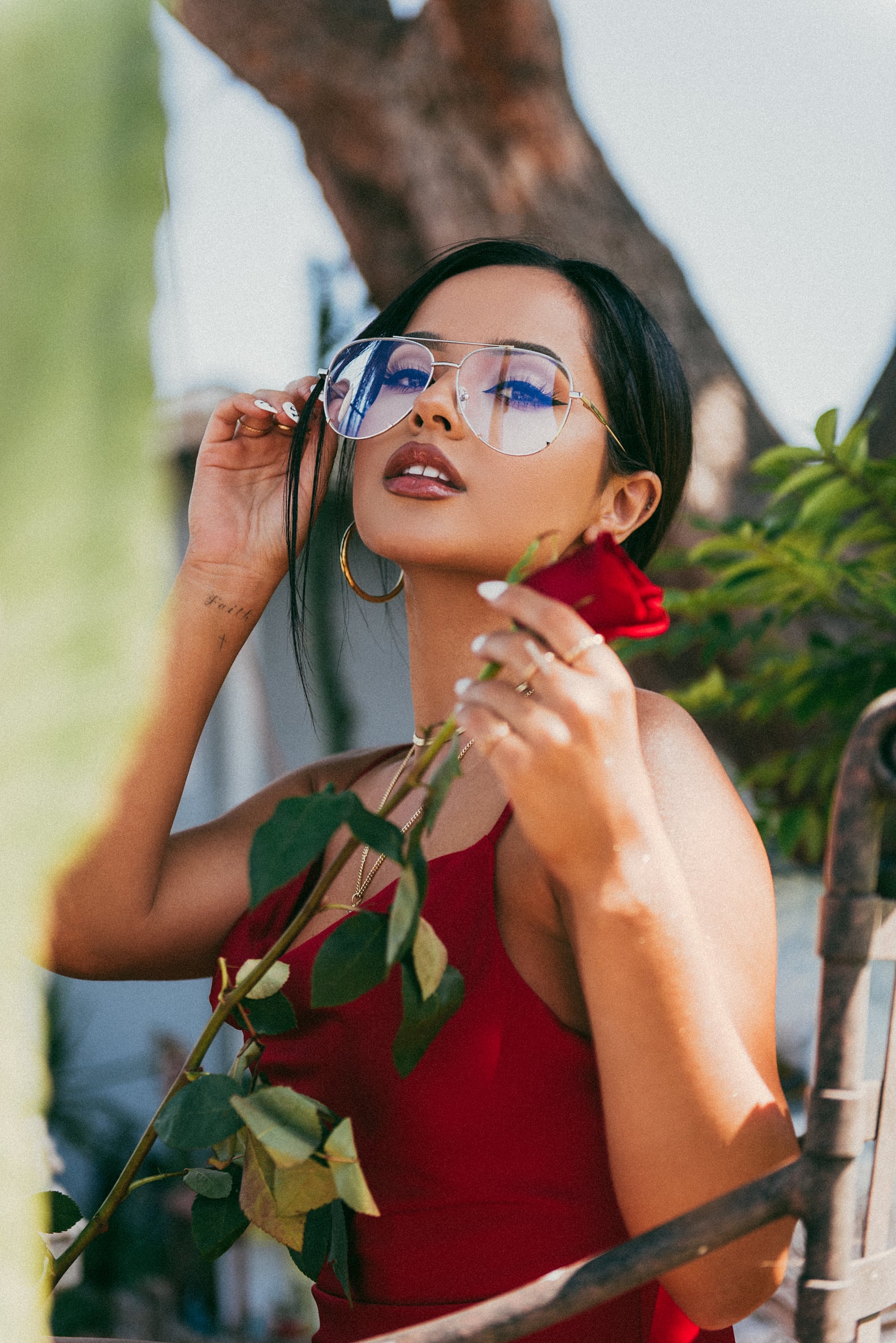 Becky G's Sunglasses Collection With Dime | POPSUGAR Fashion