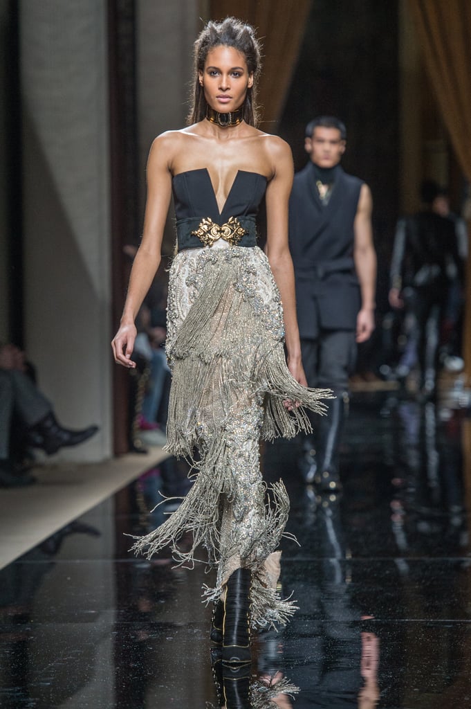 Cindy Bruna | Balmain Menswear Show Fall 2016 | POPSUGAR Fashion Photo 10