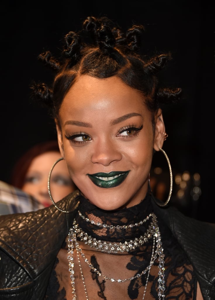 Rihanna 90s Knots Hair Tutorial Popsugar Beauty Photo 3 