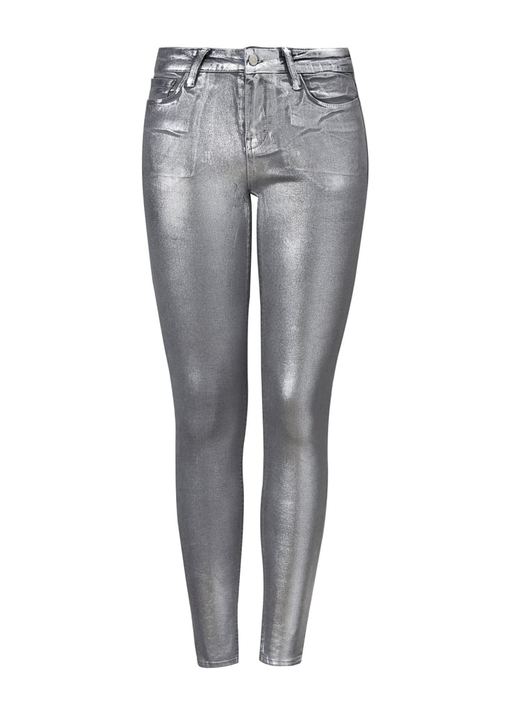 New Metallics Skinny Gloss Jeans ($70) | Karlie Kloss Mango Campaign ...