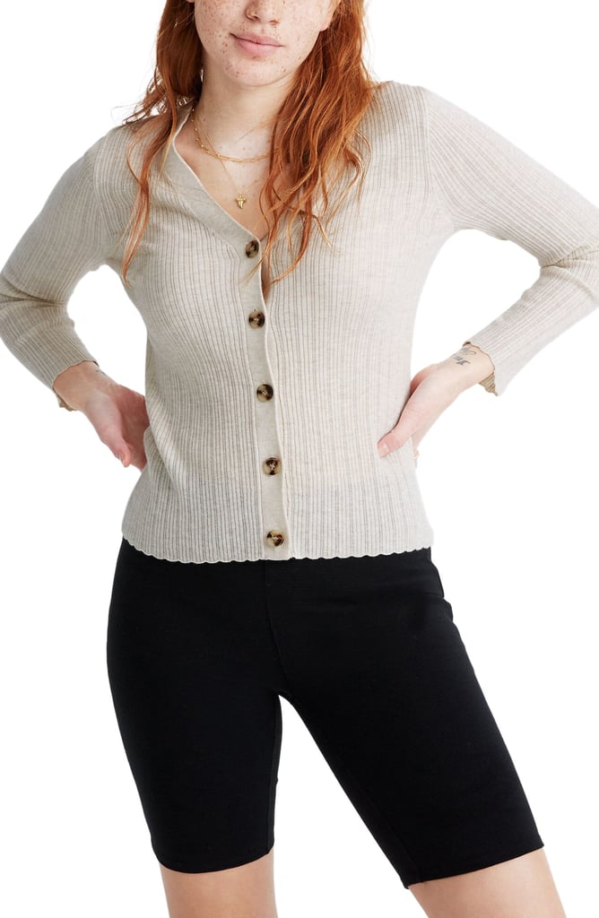 Madewell Altona Pointelle Knit Cardigan