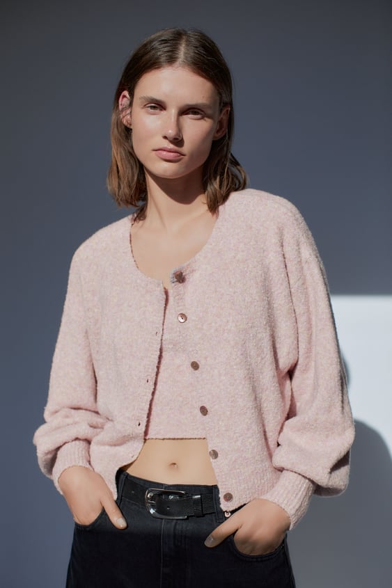 Zara Structured Knit Jacket