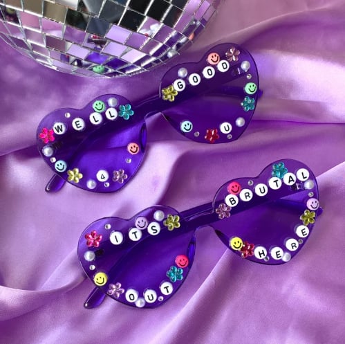 Olivia Rodrigo Heart Sunglasses