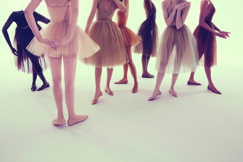 Christian louboutin hot sale nude flats