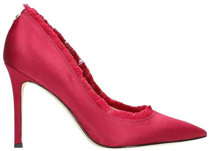 Sam Edelman Hazel Red Satin Pumps