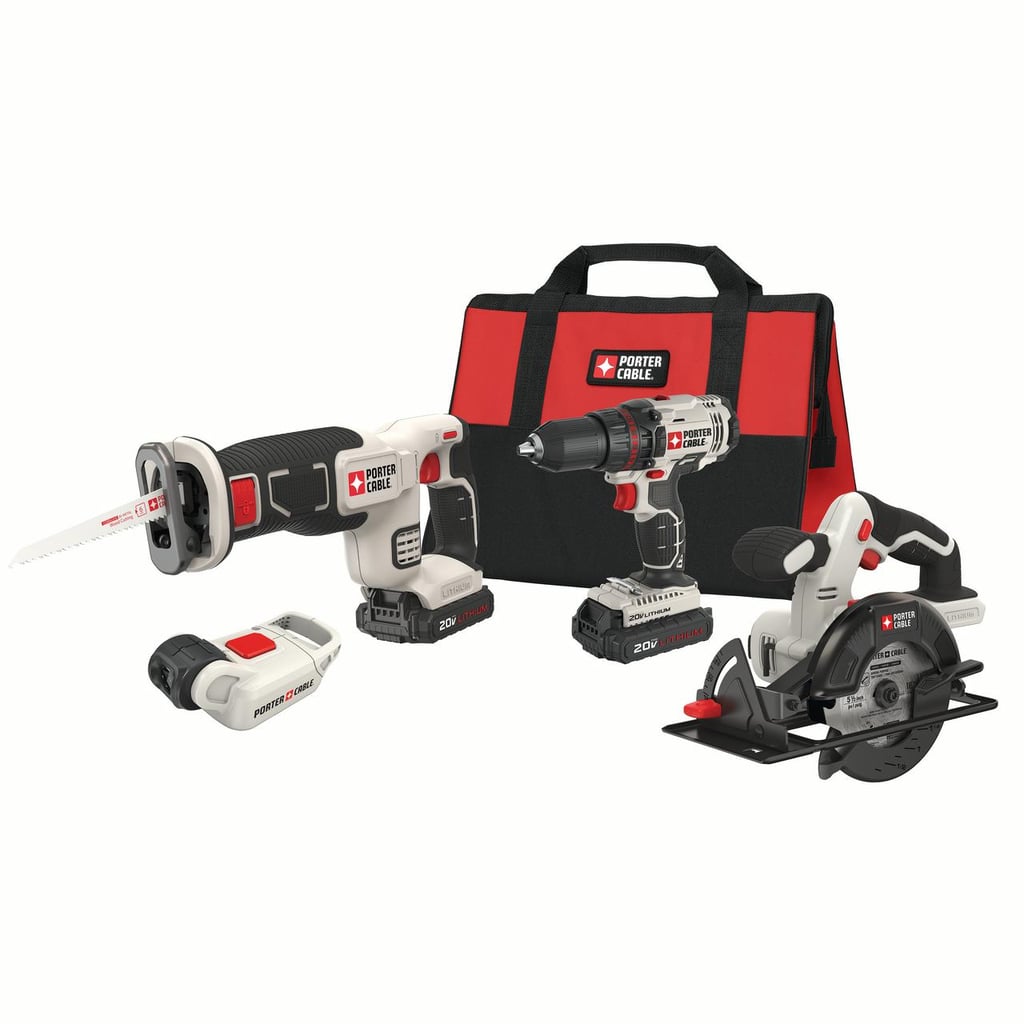 Porter Cable 20-Volt Max Lithium-Ion 4 Tool Combo Kit