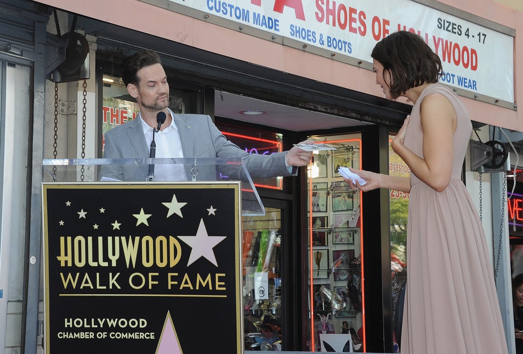 Mandy Moore and Shane West at Walk of Fame Ceremony 2019