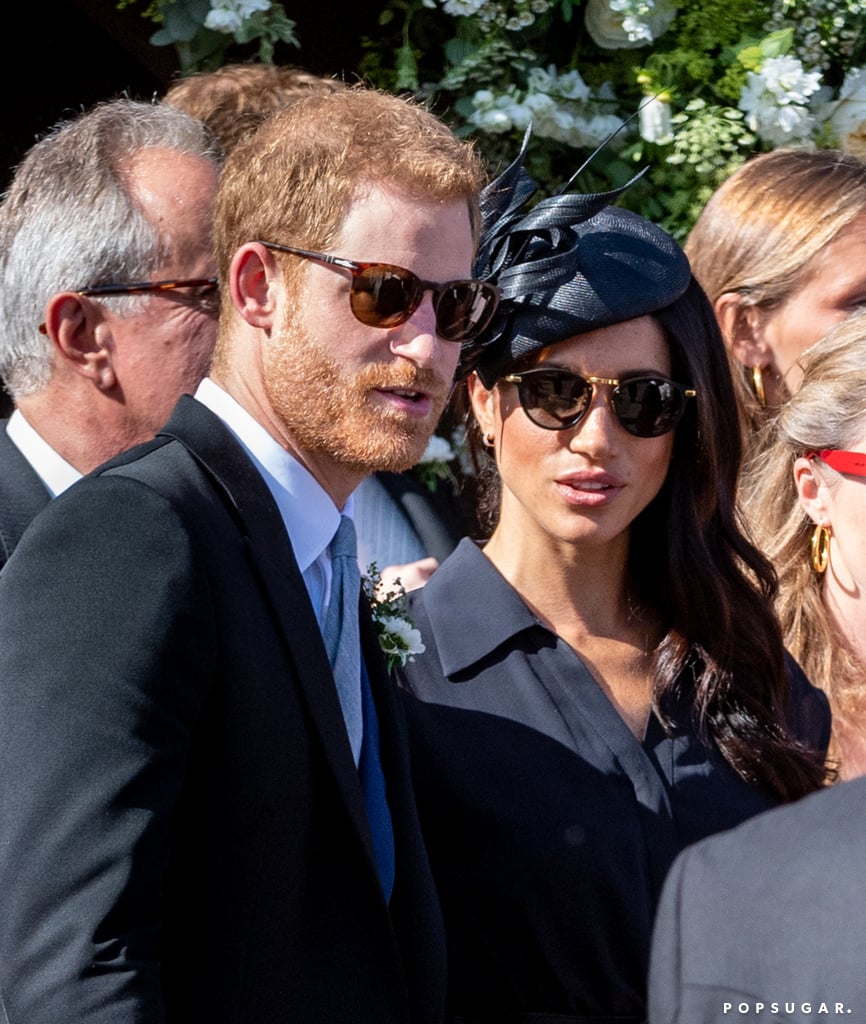 Prince Harry and Meghan Markle at Friend's Wedding 2018