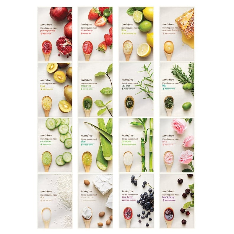 Innisfree It's Real Squeeze Mask Sheet Set