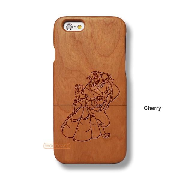 Belle and Beast Sapele Wood Case