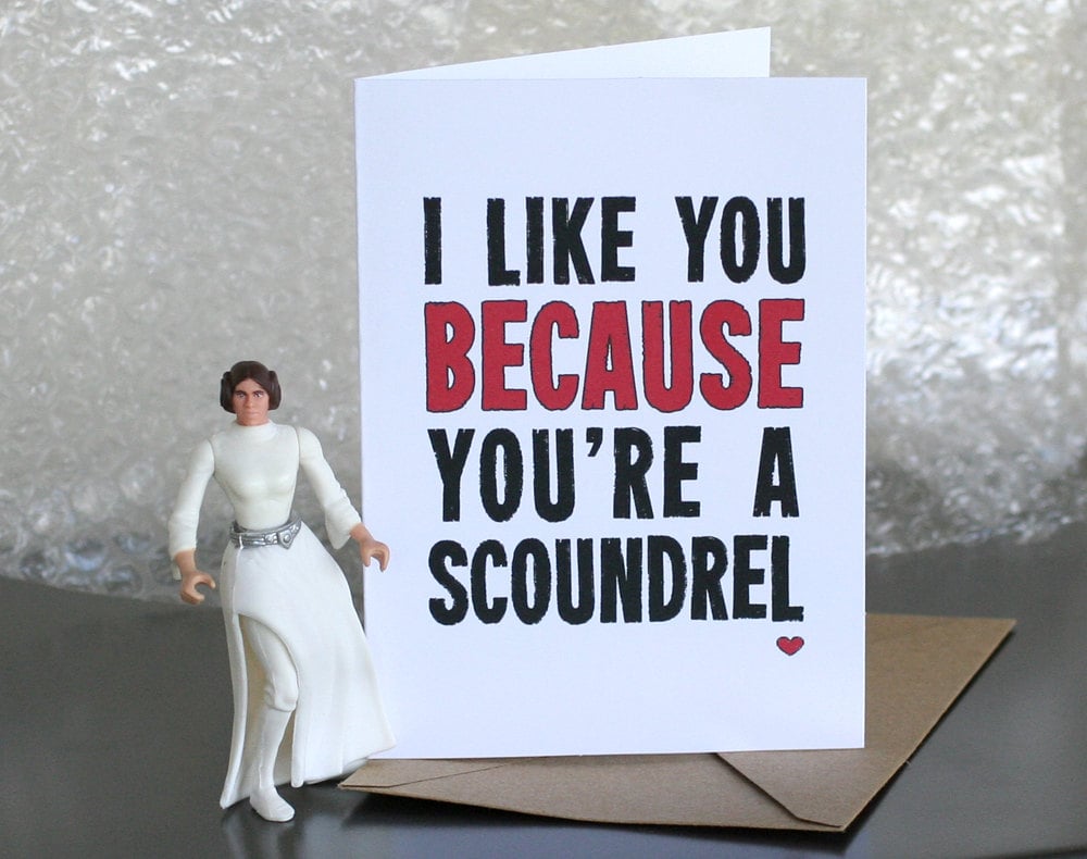 Scoundrel Letterpress Card