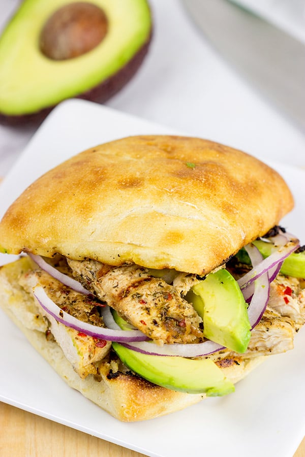 Grilled Jerk Chicken Sandwich