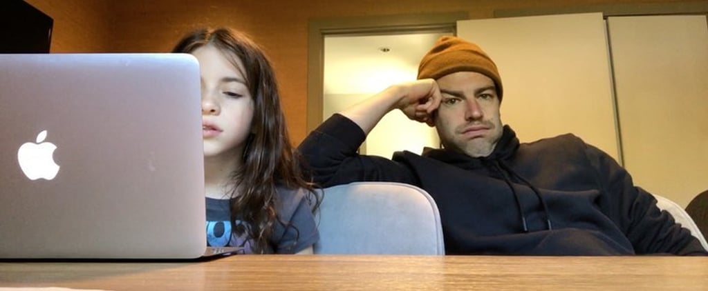 Max Greenfield's Funny Homeschool Videos With Daughter Lilly