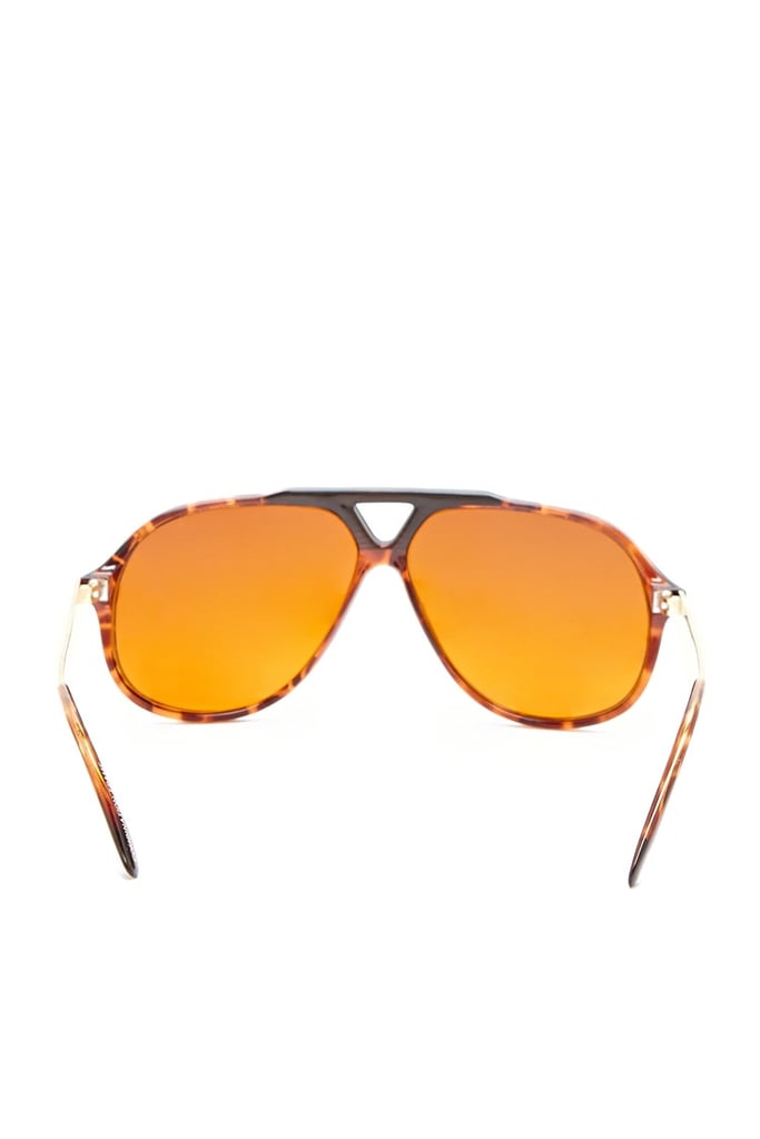 These
<product href="https://www.anrdoezrs.net/links/100626255/type/dlg/sid/___psv__p_43430885__t_w__d_d_/http://www.forever21.com/Product/Product.aspx?br=F21&category=ACC&productid=1000268925" onclick="SUGAR.CommonAnalytics.shopBuyLinkTrack($(this))"class="track-buy-link" data-tracking-params="url_pos=body-url&evar1=fab%3Aus&evar3=article%3Agallery-one%3Apss&evar7=&evar9=43430885&evar98=https%3A%2F%2Fwww.popsugar.com%2Ffashion%2FSunglasses-Trends-2017-43430885&list1=summer%20fashion%2Cspring%20fashion%2Csummer%2Cfashion%20trends%2Cshopping%2Csunglasses%2Cshoppable%2Cpopsugar%20voices%2Csyndicate&prop13=desktop&page_name=fab%3Aus%3Aarticle%3Asunglasses-trends-2017-43430885&brand=&price=&retailer=forever21.com&pdata=18754121" data-ga-action="body url" data-shoppable-link="1" referrerpolicy="no-referrer-when-downgrade" data-affiliate="CommissionJunction" rel="sponsored">Forever 21 Replay Vintage Aviator Sunglasses</product> ($28) let you hit two trends at once. Winning.