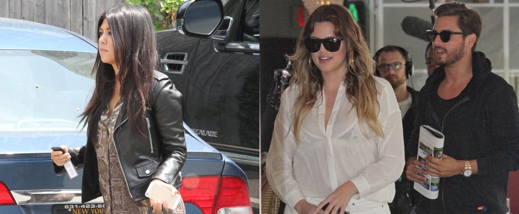 Khloe Kardashian and Scott Disick in the Hamptons