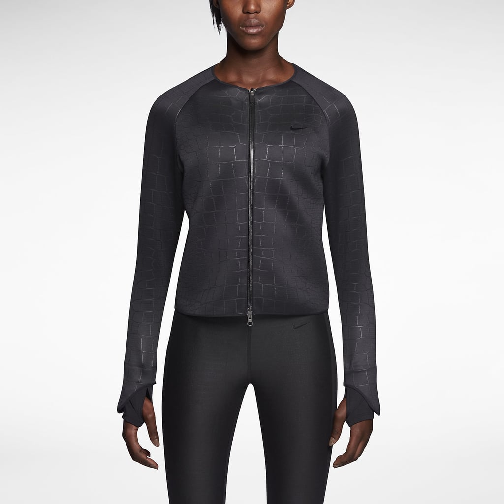 A sleek black jacket means she can step out of the gym looking as good as she does when she steps out for drinks. This Nike x Pedro training jacket ($150) is edgy enough to be worthy of a spot in her wardrobe.
