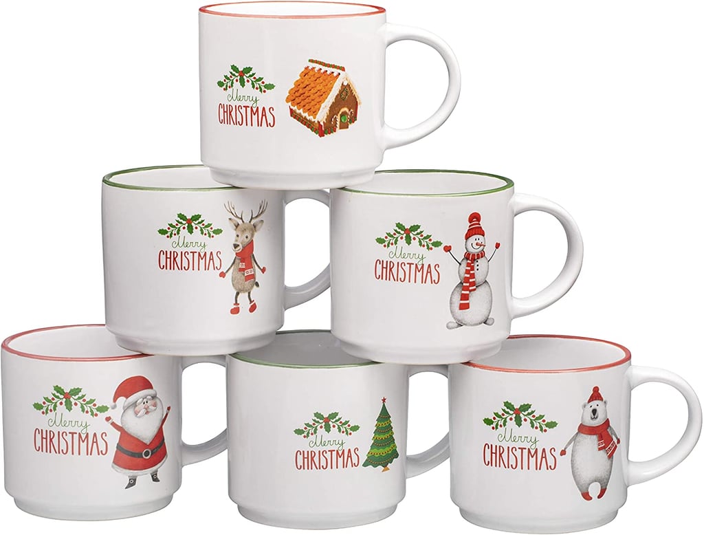 Christmas Theme Ceramic Coffee Mugs