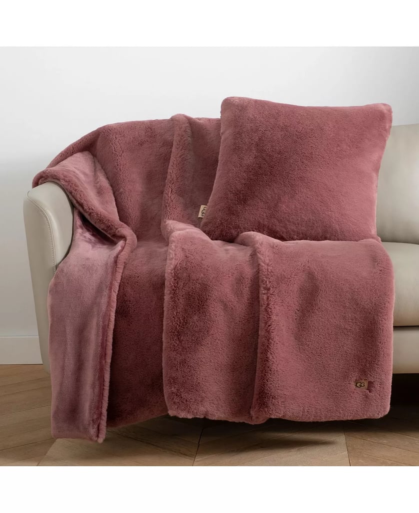 UGG Euphoria Plush Reversible Faux Fur Throw