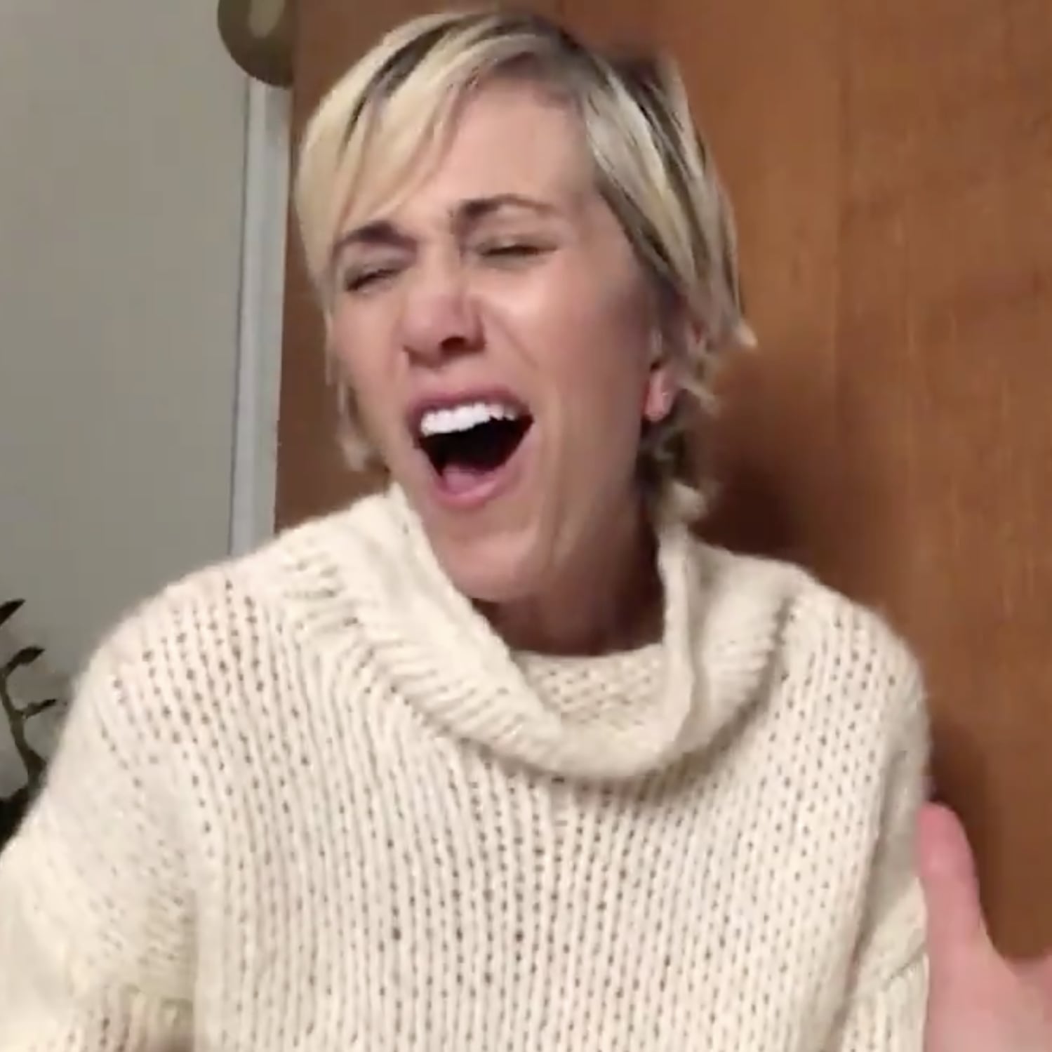 Watch Kristen Wiig S Snl At Home Opening Monologue Video Popsugar Entertainment