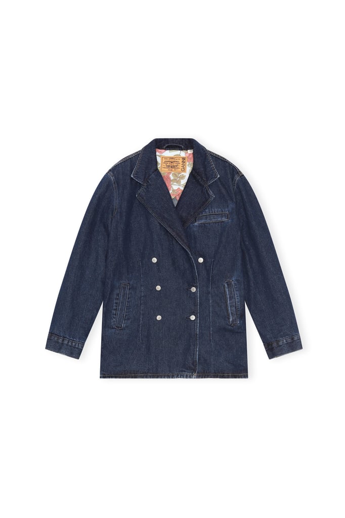 Ganni x Levi's Indigo Denim Blazer