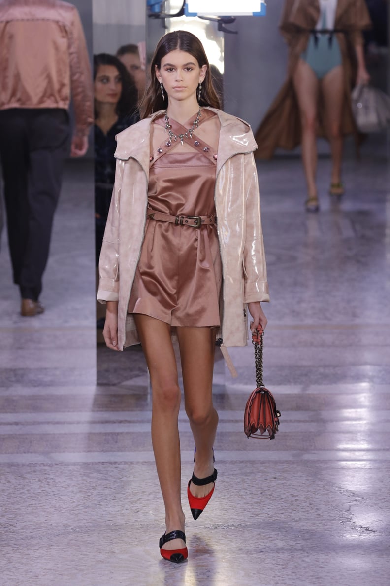 Kaia Walked the Bottega Veneta Runway in a Pair of Adorable Flats