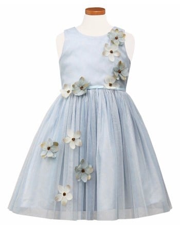 Sorbet Flower Applique Tulle Party Dress ($84)