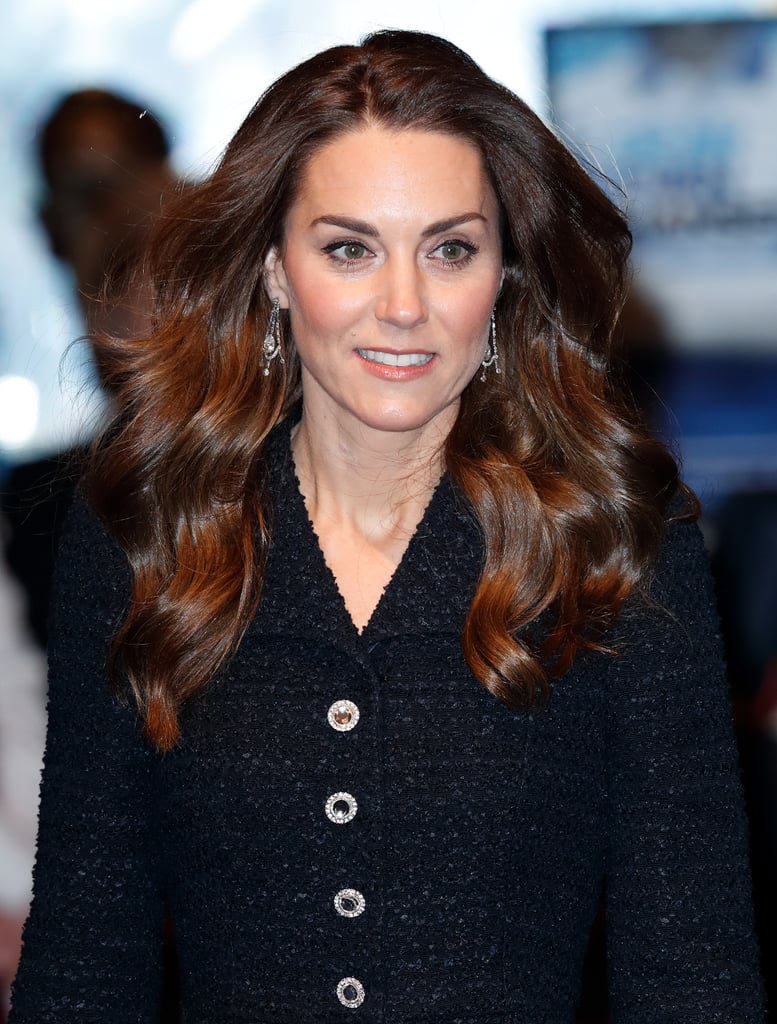 Kate Middleton's Black Dress and Jimmy Choo Glitter Shoes | POPSUGAR ...
