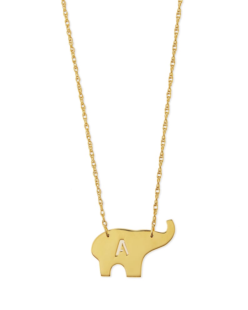 Moon and Lola Nala Initial Necklace