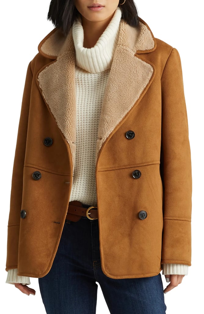 Top 67+ imagen ralph lauren shearling car coat Thptnganamst.edu.vn