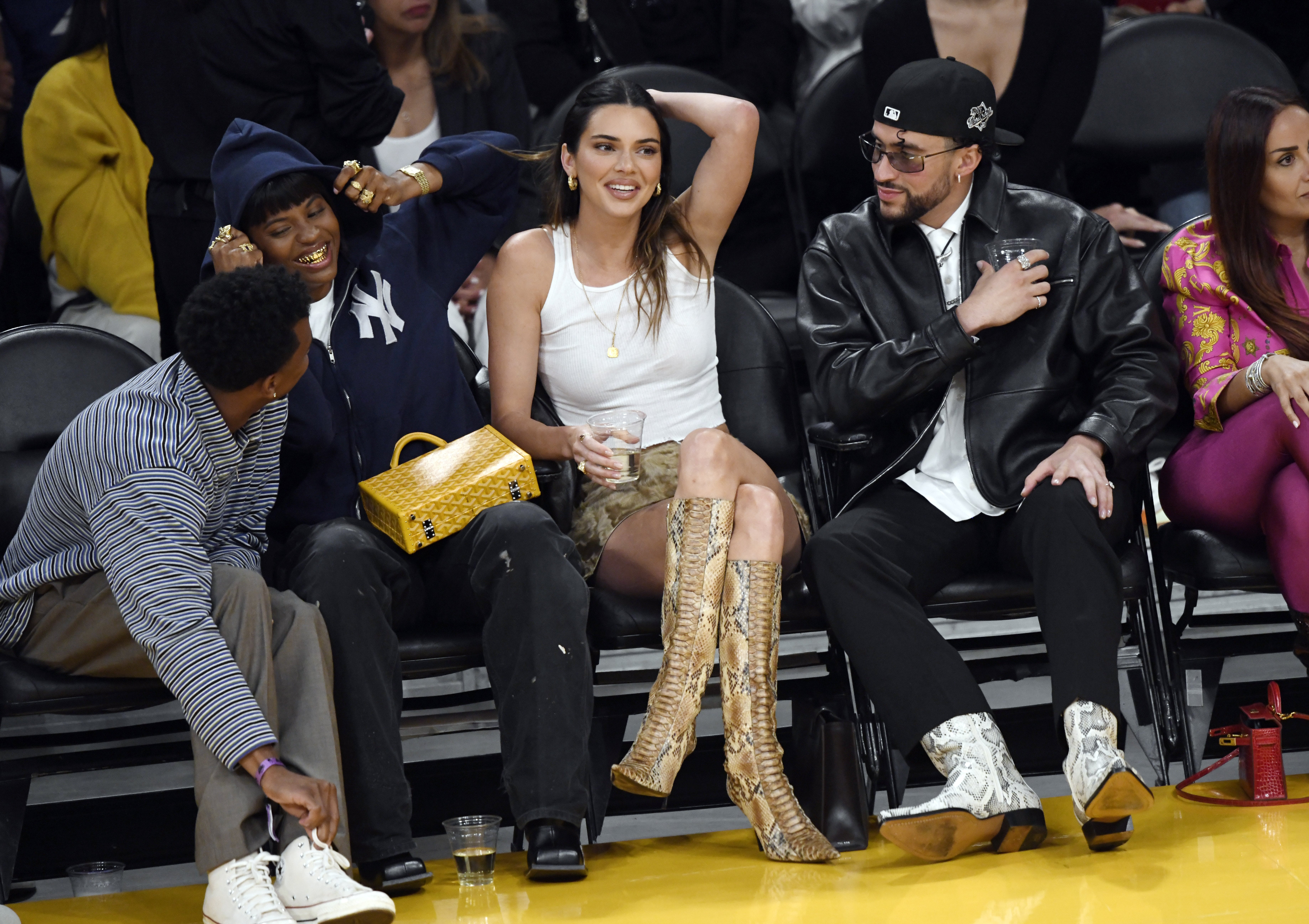 Kendall Jenner and Bad Bunny Fuel Romance Rumors at Lakers Game