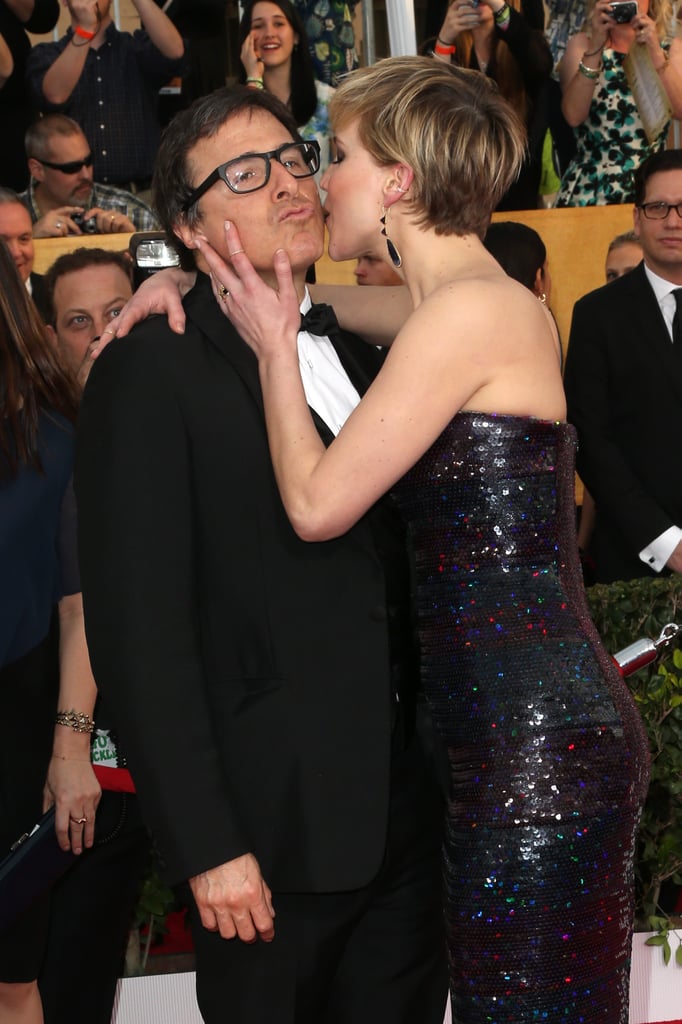 Jennifer kissed David O. Russell.