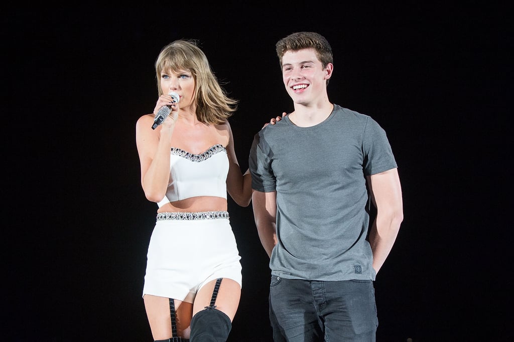 When He Stood by Taylor as She Had the Crowd Sing "Happy Birthday" to Him