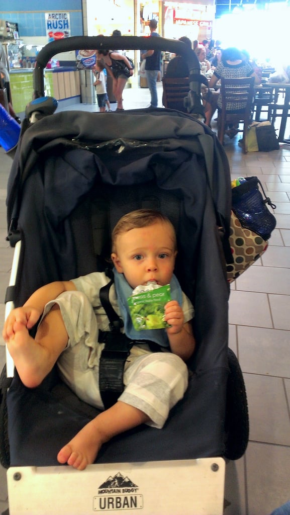 But our diaper bags are overflowing with pouches of store-bought food.