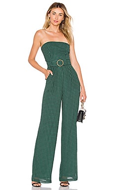 House of Harlow 1960 x Revolve Dominique Jumpsuit in Forest Green