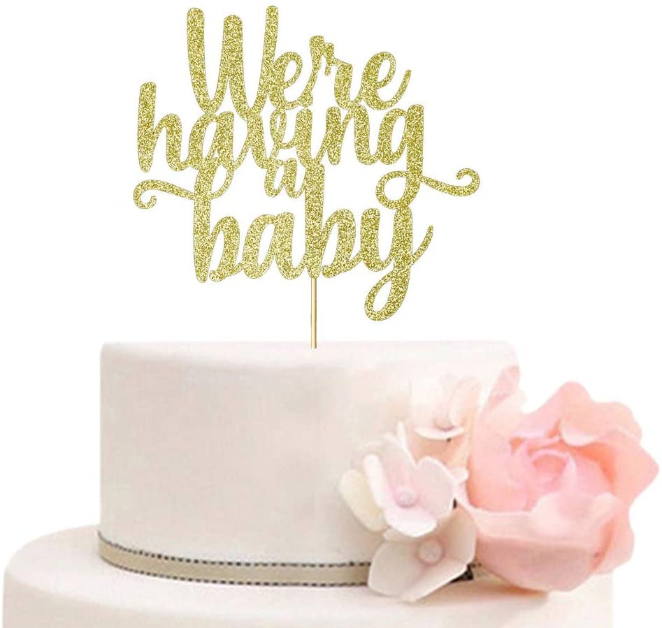 Pregnancy Announcement Ideas: Use a Cake Topper