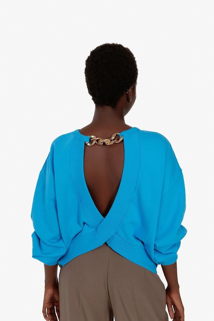 Our Pick: Simonett Open Back Sweatshirt With Chain