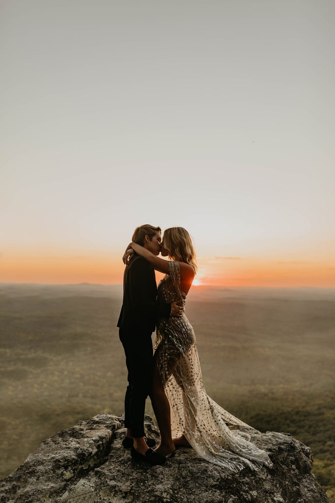 Romantic Wedding Vow Renewal in Alabama Mountains