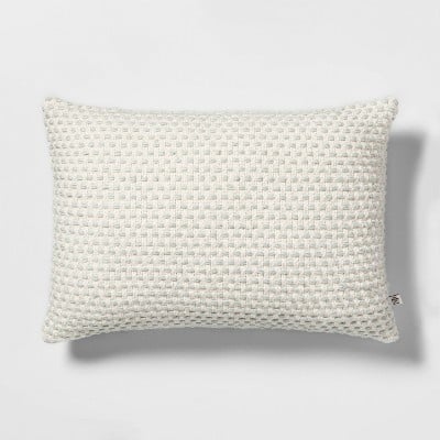 Texture Throw Pillow Green Dot